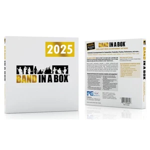PG Music Band in a Box 2025 Pro PC Boxed - Sequenzer Software - Photo 1/2