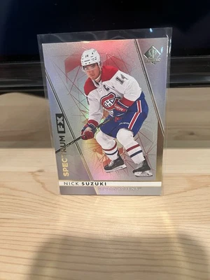 2022-23 SP Authentic Nick Suzuki Spectrum FX Unscratched  - Image 1 of 2