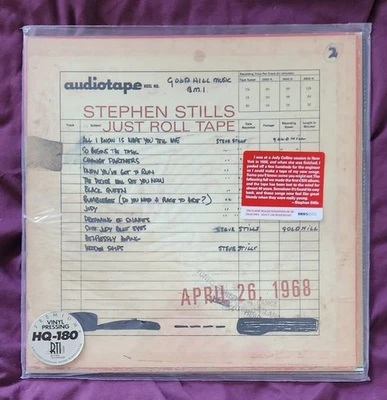 Stephen Stills - Just Roll Tape - 180g Vinyl LP - 2008 Limited Edition - Sealed - Image 1 of 3
