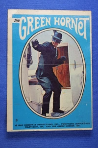 1966 Topps Green Hornet Sticker #3 "Green Hornet" - G/VG Condition - Picture 1 of 6