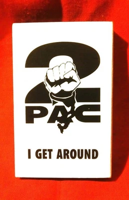 2Pac I GET AROUND & NOTHING BUT LOVE Cassette 1993 Interscope Tupac Gangsta Rap - Image 1 of 4