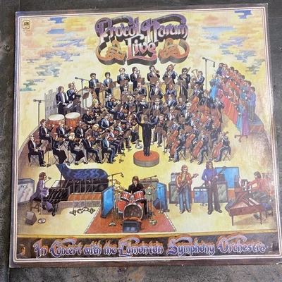 Procol Harum Live With The Edmonton Symphony Orchestra Lp Play Tested VG+ A&M - Imagem 1 de 4