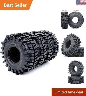 High-Performance 4pcs 1.9 Mud Slingers Tires for Traxxas and Axial RC Models - Image 1 of 4