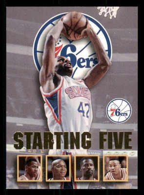 1996-97 Hoops Starting #20 Cage/Derrick Coleman/Allen Iverson/Jerry Stackhouse - Image 1 of 2