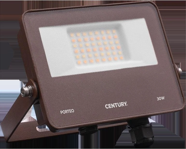 CENTURY PROIETTORE LED PORTEO CORTEN 30W 3/4/6,5K 3000LM