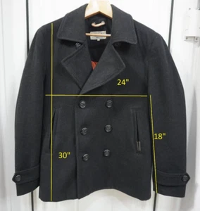 Superdry Commodity 2XL Wool Double Breasted Overcoat Size XXL - Picture 1 of 8