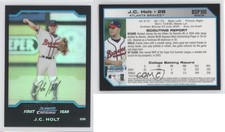 2004 Bowman Draft Chrome Refractor JC Holt #BDP100