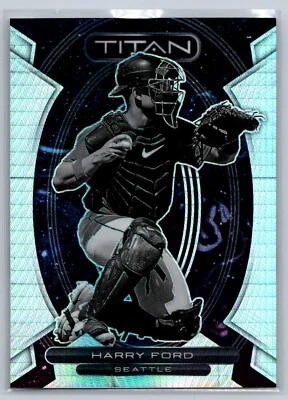 2023 panini chronicles baseball harry ford titan hyper prizm 62/75 #10 - Image 1 of 2
