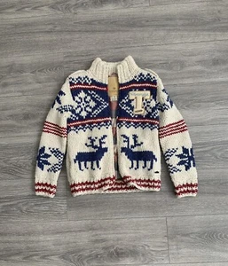 Scotch Shrunk Kids Limited Edition 23/150 Lambs wool Zip Up Sweater Size 10 - Picture 1 of 16