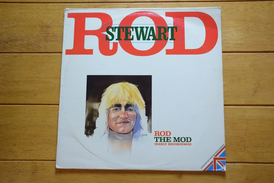 ROD STEWART "ROD THE MOD" LP 12" VINYL RECORD VG+ ACCORD ROCK [46] - Image 1 of 4