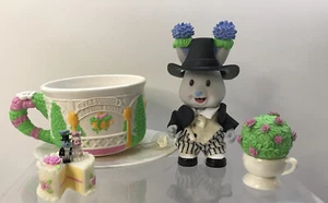 Vintage TEA BUNNIES TBG 1990's Wedding Party Groom Figure Flowers Mug - Picture 1 of 12