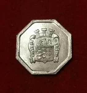 Monnaie de Nécessité ♦ Ville de Gex ♦ 25 Centimes ♦ 1923 ♦ SPL ♦ Aluminium - Imagen 1 de 2