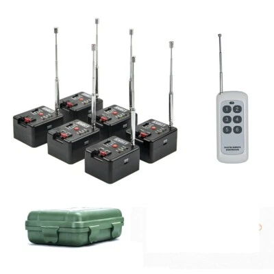 EMYPLAY 6 Cue Remote Wireless Fireworks Firing System Igniter Stage equipment