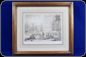 Grabado vintage Claude le Lorrain de R. Earlsom - Imagen 1 de 13