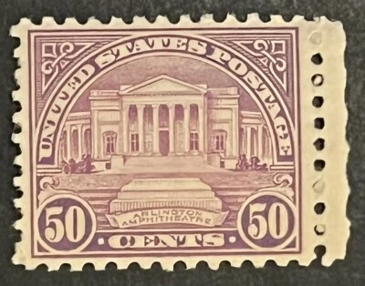 Sellos de viaje: estampillas de Estados Unidos de 1931 # 701 - 50 centavos anfiteatro de Arlington MNH OG Foto 1 de 4