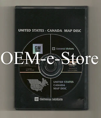 2003 2004 2005 2006 Chevrolet Avalanche Tahoe Suburban Navigation DVD US CAN Map - Image 1 of 3