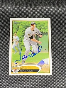Neil Walker Pittsburgh Pirates Signed Auto 2012 Topps Card #25 ~ COA