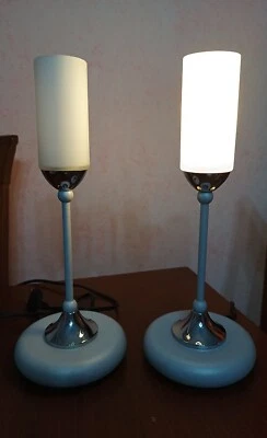 AF CINQUANTA ITALY Coppia ABAT-JOUR Made In Italy MODERNARIATO Vintage - Immagine 1 di 4