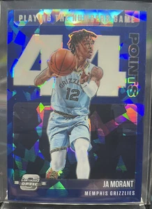 2020-21 Contenders Optic Ja Morant Blue Cracked Ice Playing The Numbers Game *SP - Picture 1 of 2