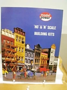 MODEL POWER "HO" & "N" GAUGE BUILDINGS CATALOG, 24 PGS,#4985,EXCELLENT CONDITION - Picture 1 of 3