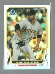 2014 Bowman Chrome Refractors #96 Francisco Liriano (ref 95232) - Picture 1 of 1
