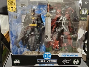 Batman & Spawn Signed Todd McFarlane DC LE Online Toy Store Exclusive /1500 New! - Picture 1 of 9