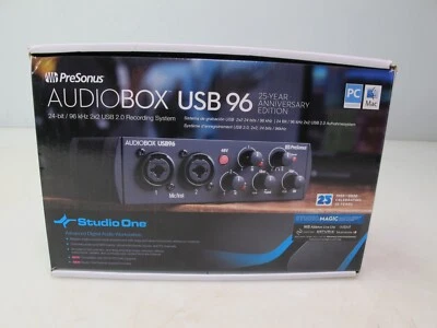 PRESONUS AUDIOBOX USB 96 2x2 Bus-powered Audio 2.0 Recording MIDI Interface - Image 1 of 4