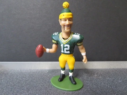 McFarlane Toys Series 1 - Aaron Rodgers with beanie and mustache - Rare Figure Cover