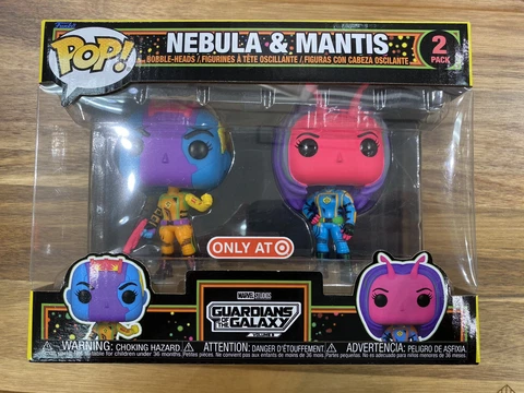 Funko POP! Guardians of The Galaxy: Volume 3 - Nebula & Mantis 2pk (BLACKLIGHT) Cover
