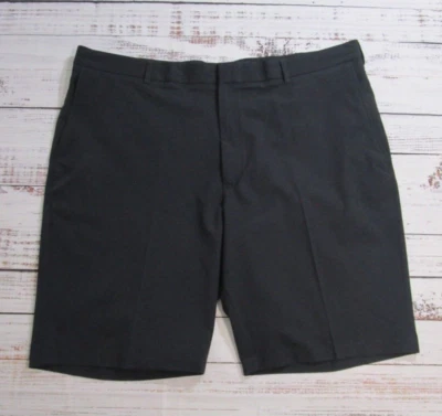 Pantalones cortos chinos de golf Walter Hagen negros elásticos delanteros planos para hombre 42 (43x10,5 real) Foto 1 de 4