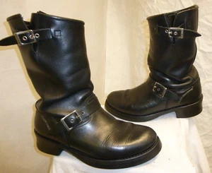 Biker Leder Stiefel Engineer Boots von "Harley Davidson" schwarz Größe 45 - Bild 1 von 20