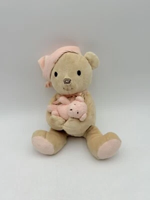 Muñeco de Peluche Carters Classics Oso Musical Cuerda Cuna Rosa Sombrero Probado Funciona Foto 1 de 4