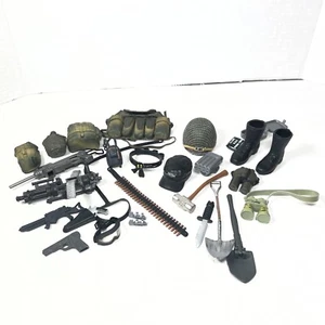 GI JOE Accessories Lot Weapons Helmets And Other Military Gears Vintage (READ) - Picture 1 of 24