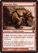 Scars of Mirrodin Spikeshot Elder - Foil x1 Moderate Play, English Magic Mtg M:t
