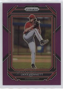 2023 Panini Prizm Purple Prizm /99 Jake Bennett #51