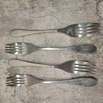 KNORK Stainless ORIGINAL Flatware Dinner Forks 7 5/8” Lot of 4 - Image 1 of 4