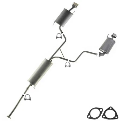 Kit de sistema de escape silenciador resonador compatible con: 2004-2006 Acura MDX 3,5 L Foto 1 de 4