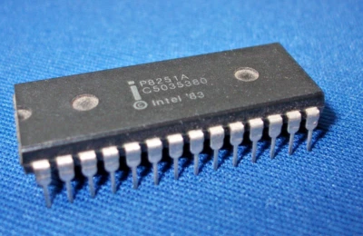 P8251A INTEL Vintage 1984 28-PIN DIP COLLECTIBLE RARE LAST ONE - Image 1 of 2