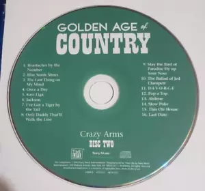 NUR DISC CD - Golden Age of Country Music: Crazy Arms / Various Disc #2 Only - Bild 1 von 2