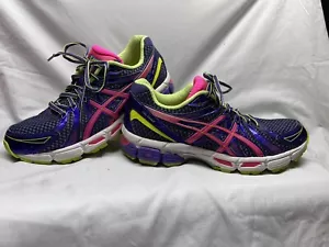 Asics Gel Running Shoes Dual Max Purple And Pink Women’s Size 8 1/2 - Picture 1 of 5