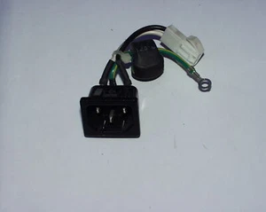 Kaltgerätestecker C14 Einbau / Lötverbindung / Snap-In / Kabel (2) - Bild 1 von 4