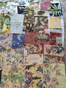 Gran Lote de Telas Florales para Cortinas Algodón, Waverly, Kaufman, Thibaut 17 lb - Imagen 1 de 8