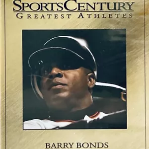 New ESPN Barry Bonds DVD Baseball Pirates Giants Greatest Athletes SportsCentury - Imagen 1 de 3