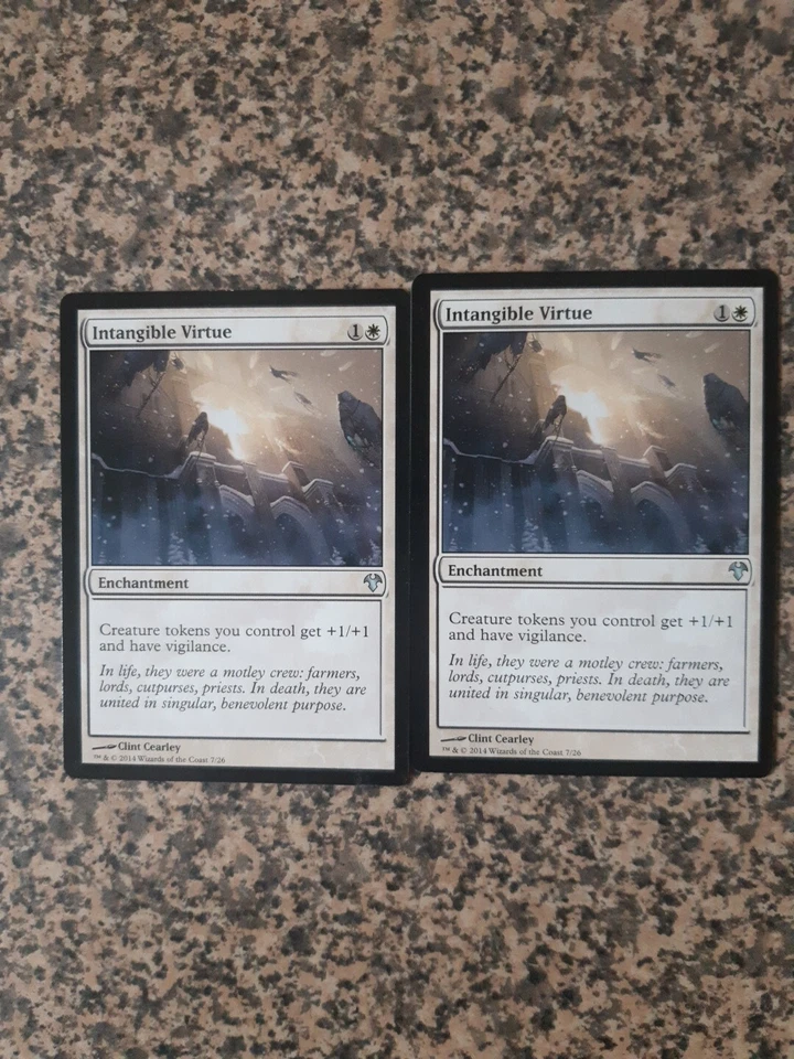 MTG - 2 x  Intangible Virtue - Modern Event Deck - Image 1 of 1