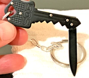 Llavero cuchillo mini llave negro - Imagen 1 de 8