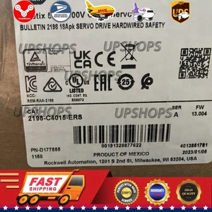 Allen-Bradley 2198-C4015-ERS New AB 2198C4015ERS Kinetix 5300 US Free Tax - Picture 1 of 2