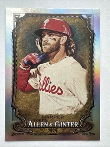 ⭐🦄 2024 Topps Allen & Ginter - Bryce Harper #60 retrato plateado - Imagen 1 de 2