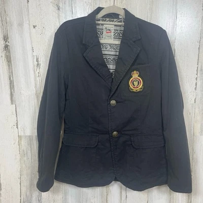 Blazer Chaqueta Militar Triple Five Soul 555 Cresta Bordada Talla M Punk Emo Foto 1 de 4