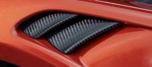 FULL SET 2023 GENUINE MCLAREN ARTURA MSO CARBON FIBRE FRONT WING FENDER LOUVERS - Picture 1 of 22