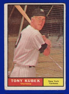 Tony Kubek Yankees 1961 Topps #265 GUT/SEHR GUT - Bild 1 von 2